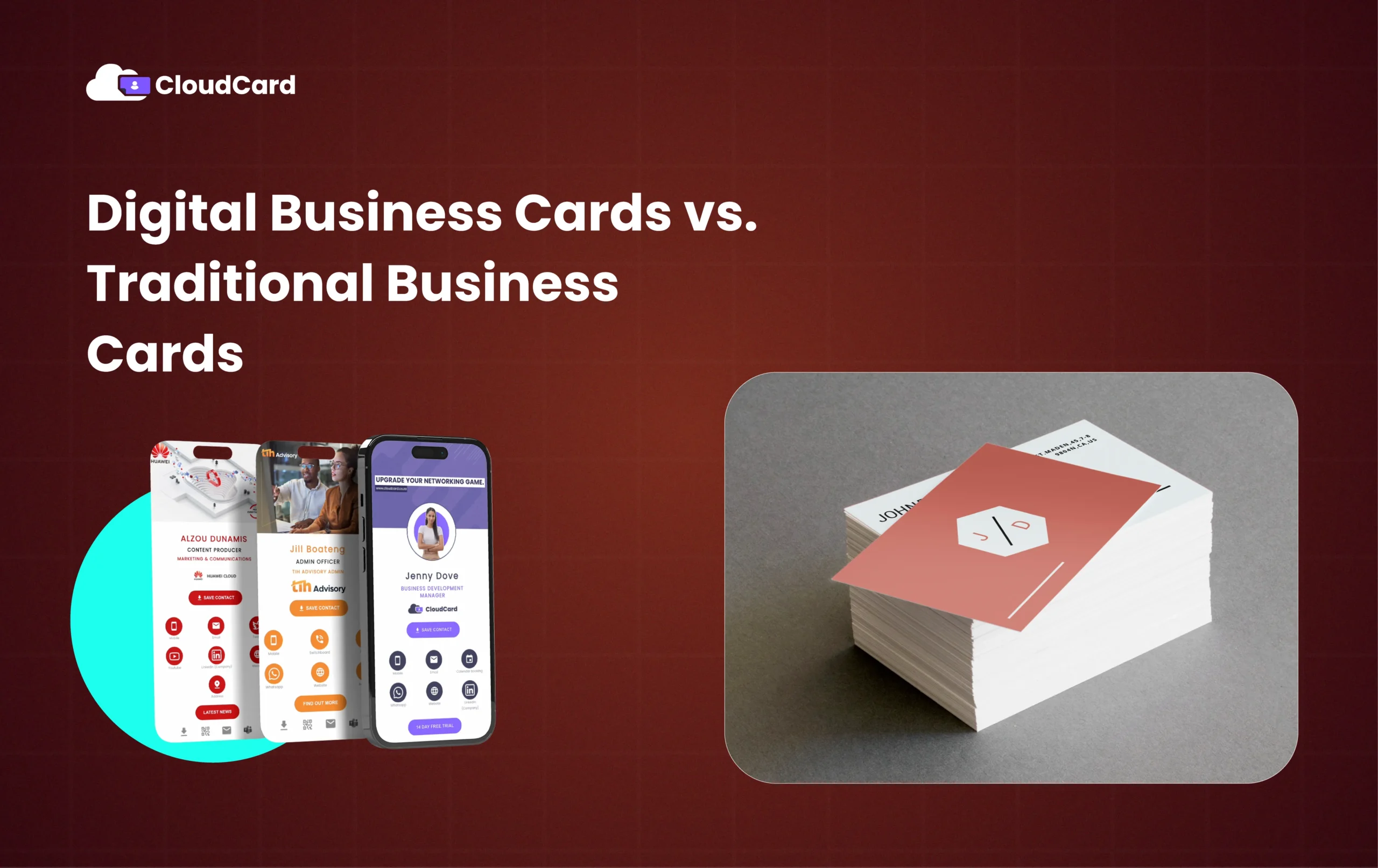 The Key Differences Between Digital Business Cards and Paper Business Cards 1 Digital Business Card