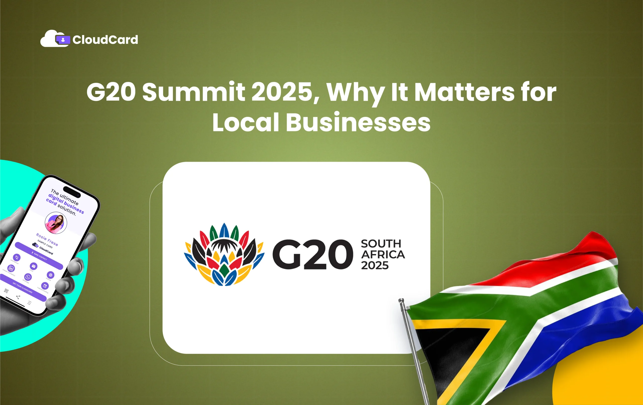 G20 Summit 2025 Comes to South Africa, Why It Matters for Local Businesses (and How CloudCard Helps)