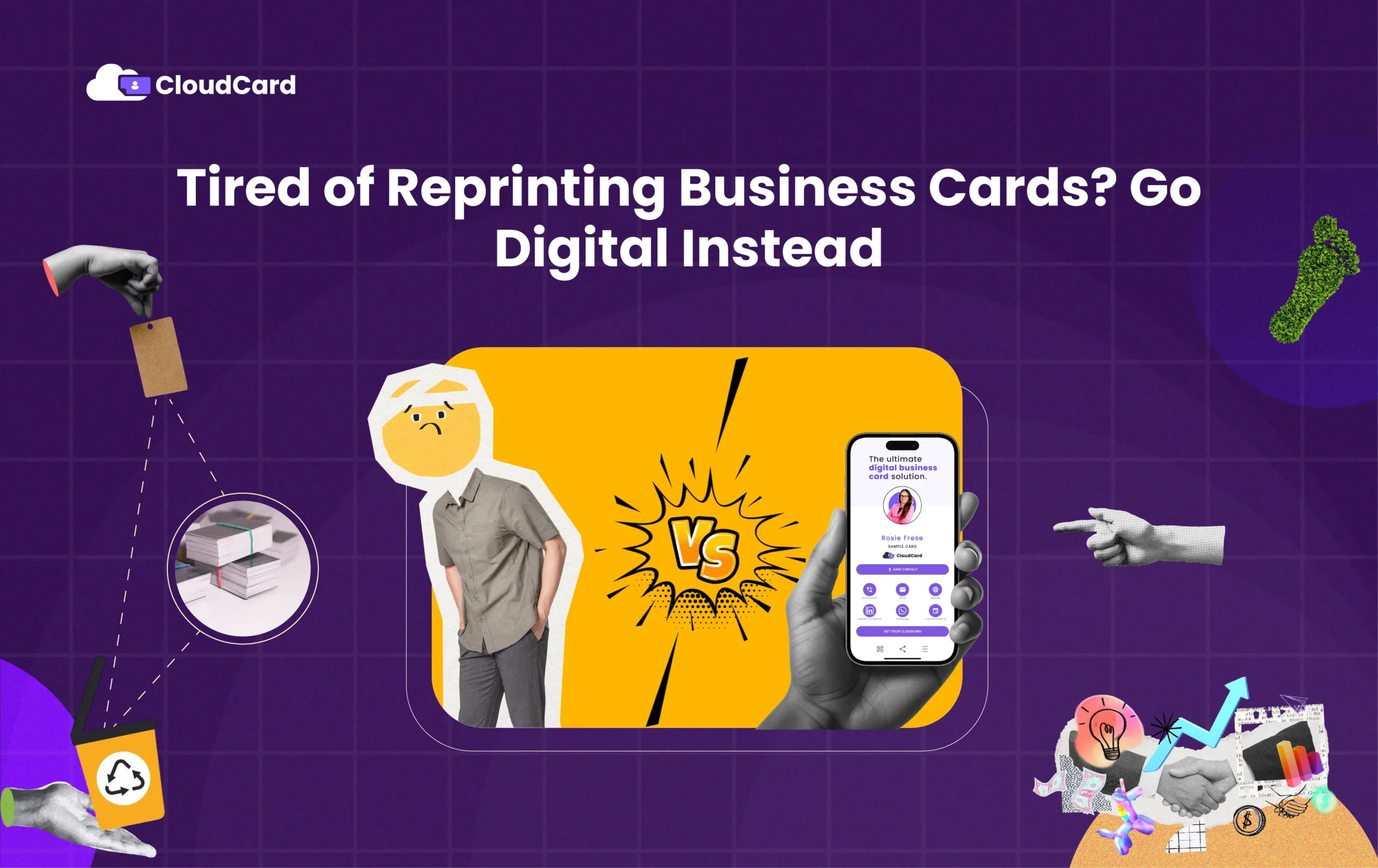 Tired of Reprinting Business Cards? Go Digital Instead